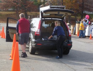 First Guy Jack Doolin pitching in Marlborough Rotary Recycling Fall 2012