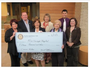 Marlborough Rotary - Marlborough Hospital Donation to Cancer Pavilion