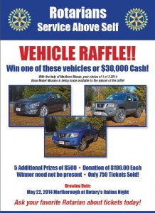 Marlborough Rotary Club Car Raffle
