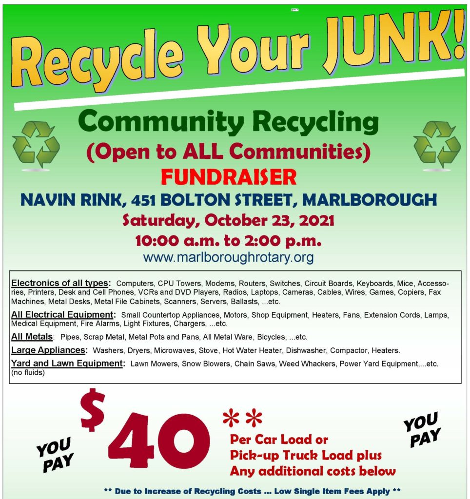 Recycle Your Junk 10/23